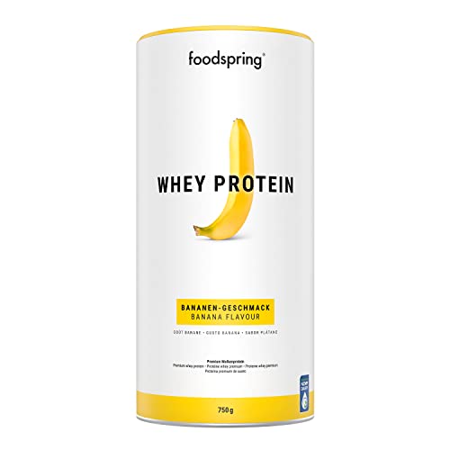 foodspring Whey Protein Pulver Banane – Mit 24g...