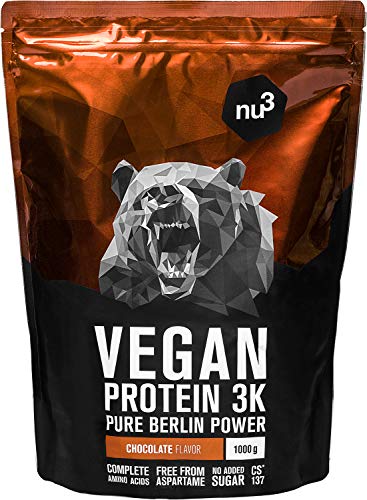 nu3 Vegan Protein 3K Shake (1kg) - vegan Protein...